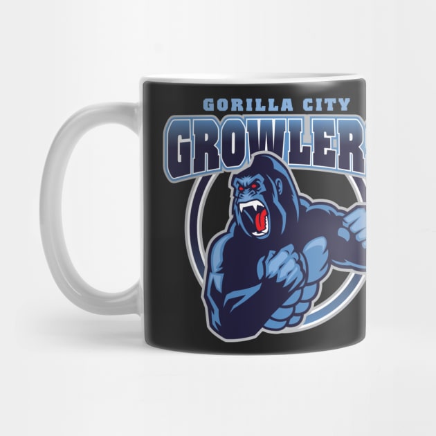 Gorilla City Growlers by MindsparkCreative